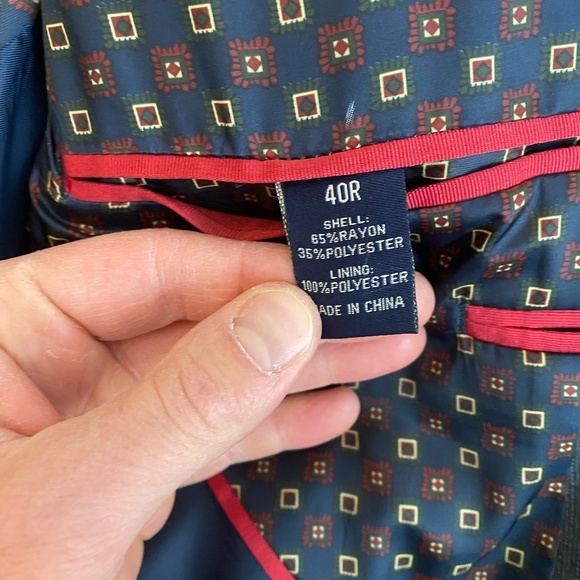 U.S. Polo Association Men's Rayon Blend Suit Blazer - 40R - Picture 6 of 9